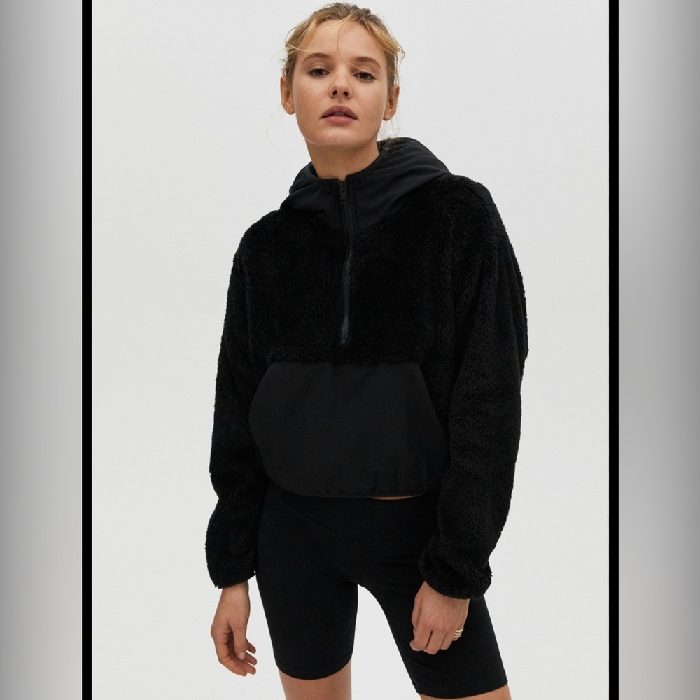 TNA Aritzia Black Keaton Hoodie